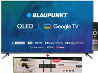 TELEWIZOR QLED BLAUPUNKT 65 CALI 4K UHD HDR SMART GOOGLE TV + UCHWYT TV