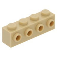 LEGO Klocek 1x4 wypustki piaskowy 4177990 4201062 30414