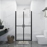 Drzwi prysznicowe szkło częściowo mrożone ESG (88-91)x190 cm