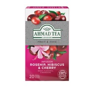 Ahmad Tea Rosehip Cherry Dzika róża i Wiśnia 20tb