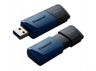Pendrive Kingston DataTraveler Exodia M 64 GB USB 3.2 modrá