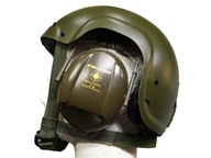 HEŁM KASK OCHRONNY BRYTYJSKI OCHRANIACZE SŁUCHU PELTOR SCALP HELMET OLIVE