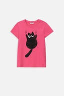 Tričko pre dievčatá 158 Ružové dievčenské tričko Mokida WM4