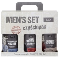 LAQ MEN`S SET Zestaw kosmetyków 3 xŻel 500ml KoZiom DOBERMAN RYSZARD MAT