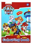 Omaľovánka maľovanka Labková patrola PAW PATROL NICKELODEON 128 str Nálepky C