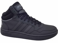 ADIDAS HOOPS 3.0 MID DZIECIĘCE BUTY WYSOKIE SZARE