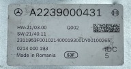 MERCEDES S-KLASA VII W223 2020- control unit module DISTRONIC A2239000431