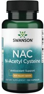NAC 600mg 100kaps CYSTEINE N-acetyl L-cysteín SW