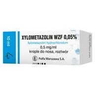 Xylometazolin WZF 0,05% krople do nosa, rozt. 0,5 mg/ml 10 ml x 1 10 ml 1