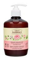 Green Pharmacy Krémové tekuté mydlo Pižmová ruža & Bavlna 465ml