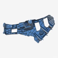 bumper bracket rear left PEUGEOT 308 III T10 9835306880