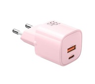 Ładowarka sieciowa uniwersalna Mcdodo GaN CH-0156 33W USB-C / USB-A Różowa