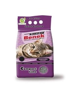 Żwirek bentonitowy Benek Compact Lawenda 5l Zbrylający Zapachowy