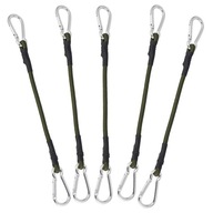 5 PCS. НАТЯЖНА ГУМА З ГАЧКАМИ-ФІКСАТОРАМИ, МІЦНИЙ ЕЛАСТИЧНИЙ ВЕЛОСИПЕДНИЙ БАГАЖНИК