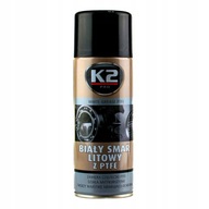K2 Pro biały smar litowy z PTFE spray 400ml smaruje, izoluje, konserwuje,