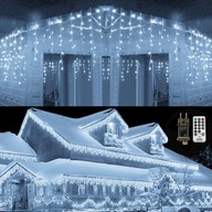 QEDERTEK Lampki Świąteczne Girlanda Oświetelnie Zewnętrzne 432 LED 10,8M