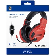 Headset BigBen PS4 červený