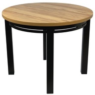 Rozkladací stôl okrúhly Figa 100x100/150 cm Do obývačky Produkt Poľský Farby