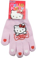 Rękawiczki dziecięce Hello Kitty Róż nr1 Serduszka