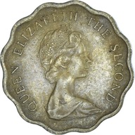 Moneta, Hong Kong, Elizabeth II, 20 Cents, 1978, R