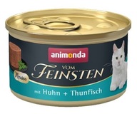 ANIMONDA Vom Feinsten Mus Kurczak i tuńczyk Mokra karma dla kota 85g