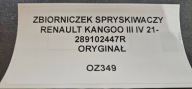washer fluid tank front Renault Kangoo III 289102447R