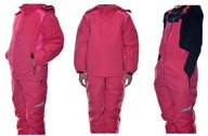 Kombinezon zimowy narciarski kurtka spodnie dwuczęściowy dziewczęcy 140