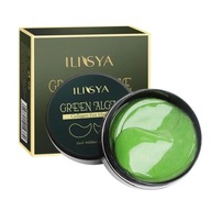 Ilisya 60pcs-Gold Collagen Eye Mask Seaweed Green Algae Eye Patches for