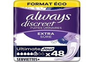 Always Discreet Extra Search 48 dámskych hygienických vložiek