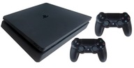 KONSOLA PLAYSTATION 4 PS4 SLIM 1TB 1000GB + 2 PADY SONY + GRA - KOMPLET