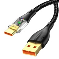 Kabel Ładowarka USB USB C TYP C 120W 6A do Samsung Huawei Xiaomi iPhone 1M