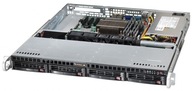 WYPRZEDAŻ!! Obudowa 1U SUPERMICRO CSE-813MTQ zasilacz 350W 4 ramek na dyski