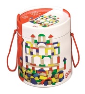 100 DARABOS ÉPÍTŐKOCKÁK EGY VÖDÖRBEN