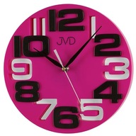 Detské hodiny JVD H107.5 ružové 3D tiché