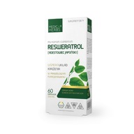 Medica Herbs RESVERATROL resveratrol Rdestowiec JAPONSKÝ metabolizmus detox