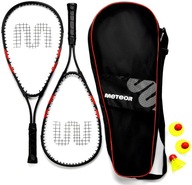 Rakety Paletky pre Speedminton + Poťah Bedmintonové Letky Komplet METEOR