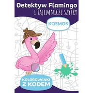 KOLOROWANKA Z KODEM KOSMOS Detektyw Flamingo i tajemnicze szyfry Trefl