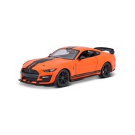 Kompozitný model 2020 Mustang Shelby GT500 oranžový 1:24