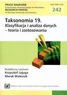 TAKSONOMIA 19 - KLASYFIKACJA I ANALIZA DANYCH