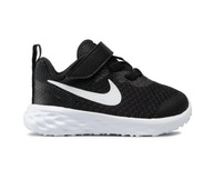 Buty Dziecięce Sportowe Czarne Nike Revolution 6 Nn DD1094-003 r. 22