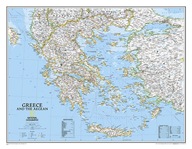 GRECJA mapa ścienna NATIONAL GEOGRAPHIC 2022