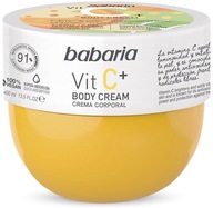BABARIA Telový krém Vitamín C hydratuje a rozjasňuje 400 ml