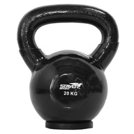 Hantla kettlebell 20kg winylowa żeliwna gumowana