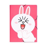 BT21 - Teczka do przechowywania dokumentów króliczek CONY A4 (24 x 34 cm)