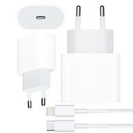 Szybka Ładowarka do iPhone - Apple Power Adapter + KABEL LIGHTING (ZESTAW)