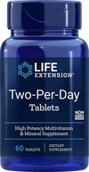 LIFE EXTENSION Two-Per-Day Multivitamín 60 tabliet