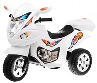 Motorek Trójkołowy BJX-088 elektryczny dla najmłodszych Biały + Dźwięki +