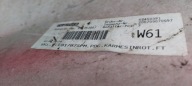 nárazník předek BMW 1 E81 E82 E87 E88 m-packet senzory LAK: A61 KARMESINROT