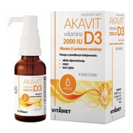 Vitadiet Akavit Vitamín D3 2000 IU 29,4 ml
