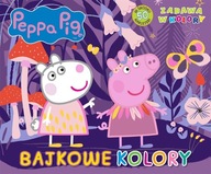 ŚWINKA PEPPA - Bajkowe kolory kolorowanka naklejki